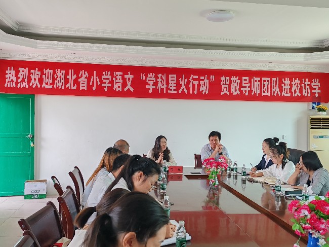 湖北沙洋县后港小学：湖北小语“星火计划”访学活动在沙洋县后港小学举行(图1)